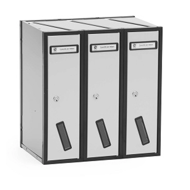 Vendita online Casellario postale SC5V da 3 a 5 cassette per interno